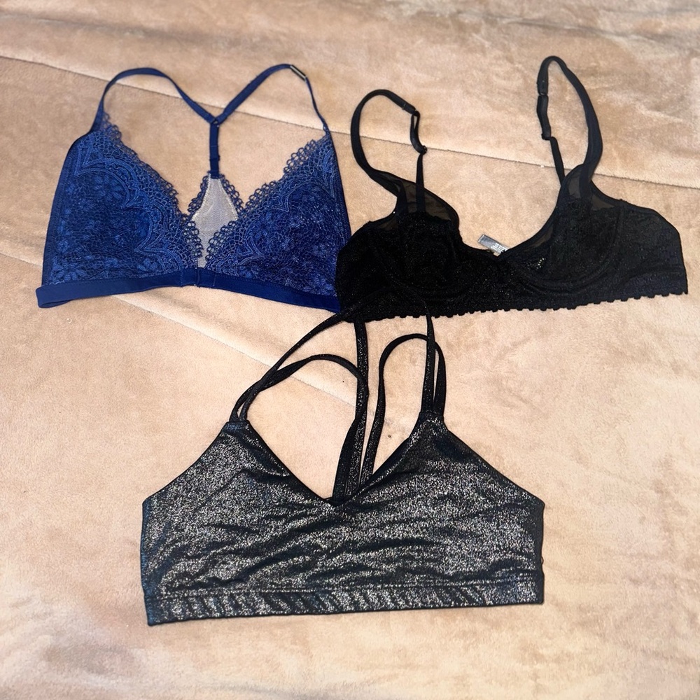 Elegant Women's Intimates & sportswear bundle  - Blue, Black, and Silver